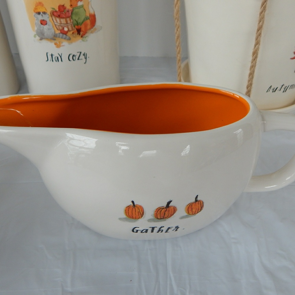 Rae Dunn GATHER Gravy Boat - Picture 3 of 3